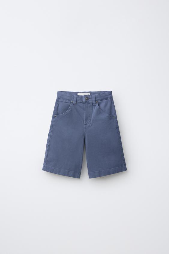 CARPENTER BERMUDA SHORTS - Blue by Zara - Image 0