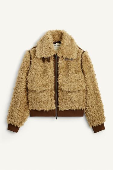 SHRLNG JKTC - Mid-camel by Zara