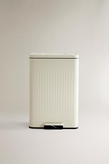 KITCHEN BIN WITH DOUBLE COMPARTMENT - Cream by Zara - Image 0