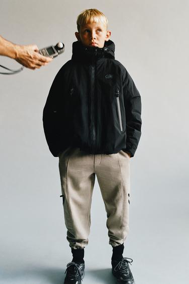 ZIPPED PUFFER JACKET - Black by Zara