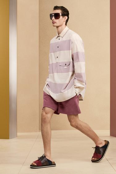 JRSY SHRT 14 - Light mauve by Zara