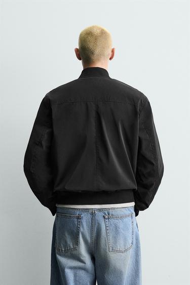 TECHNICAL BOMBER JACKET - Black by Zara