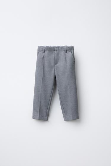 COMFORT SUIT TROUSERS - Grey by Zara