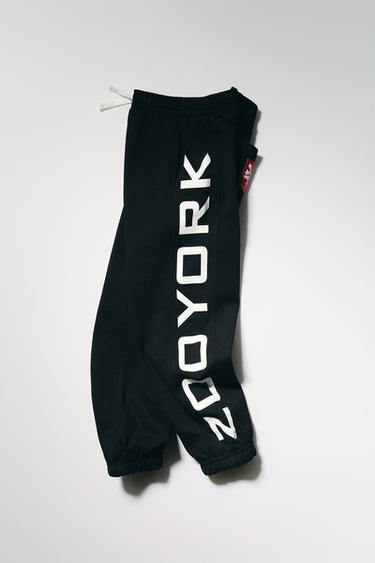 ZOO YORK® X ZARA JOGGING TROUSERS - Black by Zara