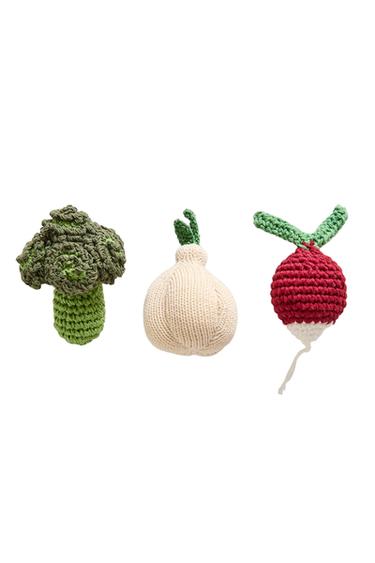PACK OF VEGETABLE PET TOYS - Green by Zara