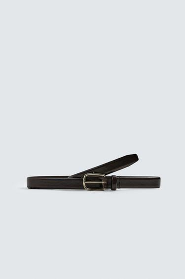 LEATHER BELT AARON LEVINE X ZARA - Brown by Zara