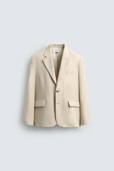 BLAZER RELAXED FIT LIMITED EDITION - Ecru by Zara