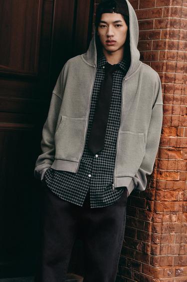 ORIGINS CHECK SHIRT WITH WOOL - Multicoloured by Zara