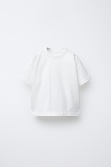 BASIC HEAVY WEIGHT T-SHIRT - White by Zara