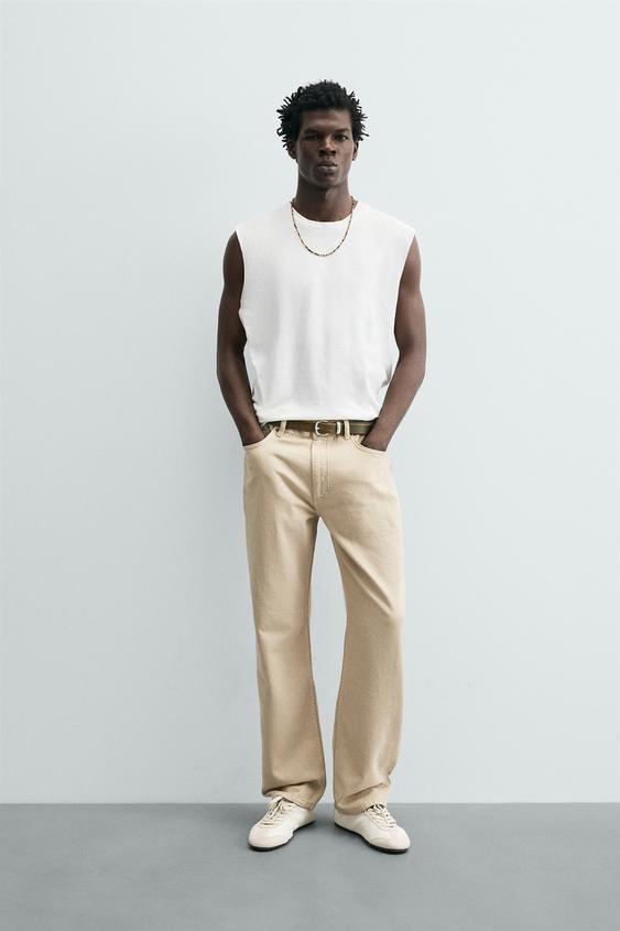 LIGHTWEIGHT RELAXED FIT TANK TOP - White by Zara - Image 0