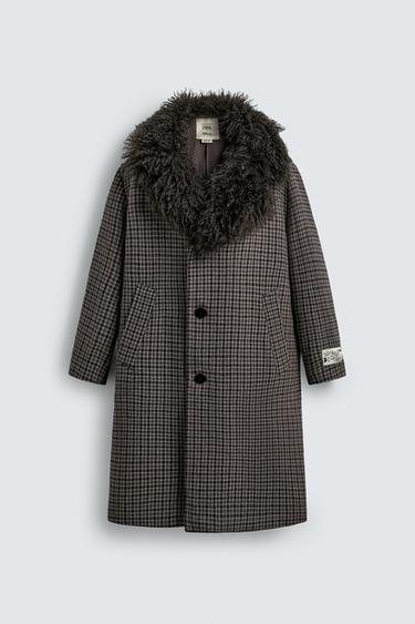 CHECK COMBINED COAT HARRY LAMBERT FOR ZARA X DISNEY - Brown by Zara