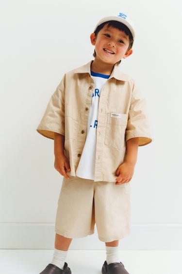 TECHNICAL BERMUDA SHORTS - camel by Zara