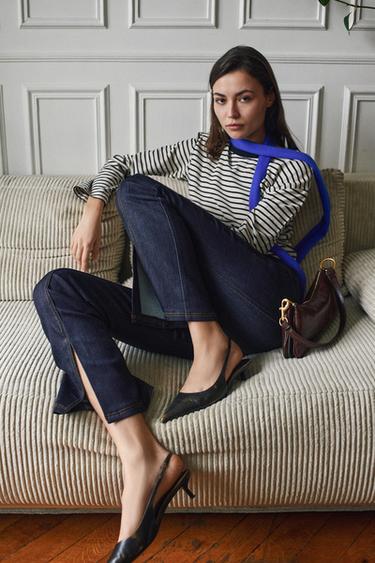 Z1975 MID-WAIST SKINNY JEANS - Indigo by Zara