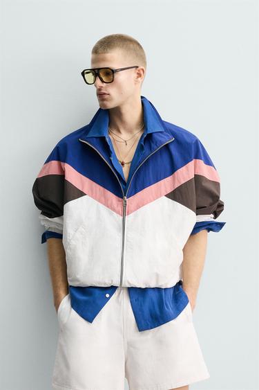 COLOUR BLOCK TECHNICAL JACKET - Multicoloured by Zara