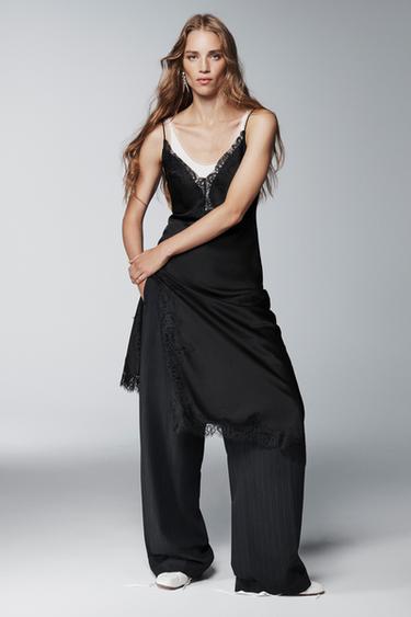 TULLE COMBINATION T-SHIRT - Vanilla by Zara