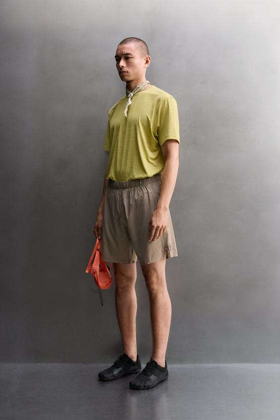 9" TRAINING SHORTS - Light brown by Zara - Image 0