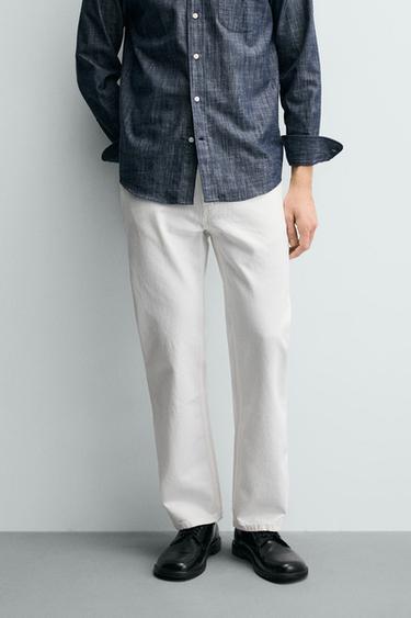 REGULAR FIT JEANS - White by Zara