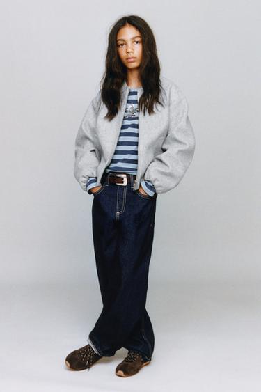 SOFT BOMBER JACKET - Light grey by Zara