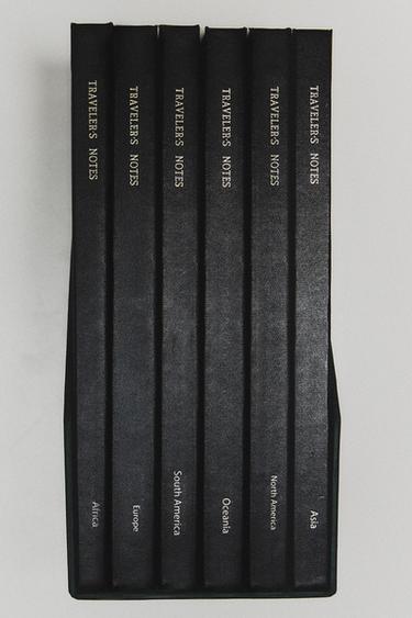 CONTINENTS TRAVEL DIARY SET (SET OF 6) - Multicoloured by Zara