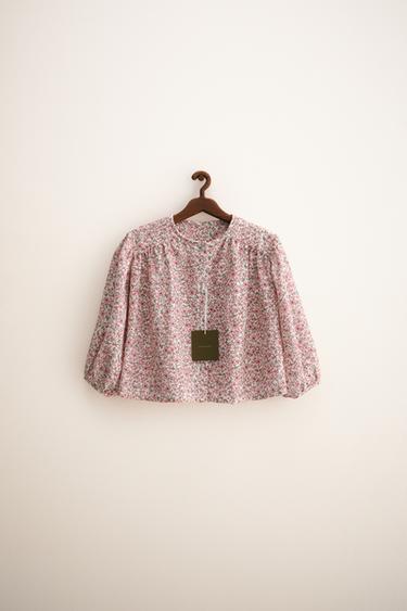 ZARA TIMELESS - FLORAL PRINT SHIRT - Pink by Zara