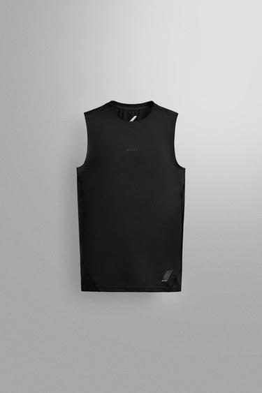 COMPRESSIVE TANK TOP - Black by Zara