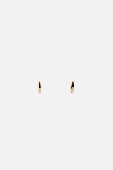 HOOP EARRINGS - Gold by Zara - Image 0