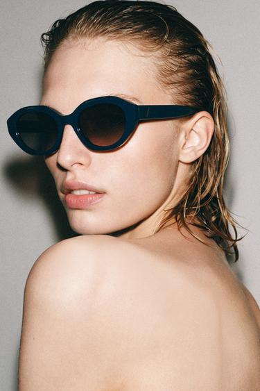 OVAL SUNGLASSES - Blue by Zara