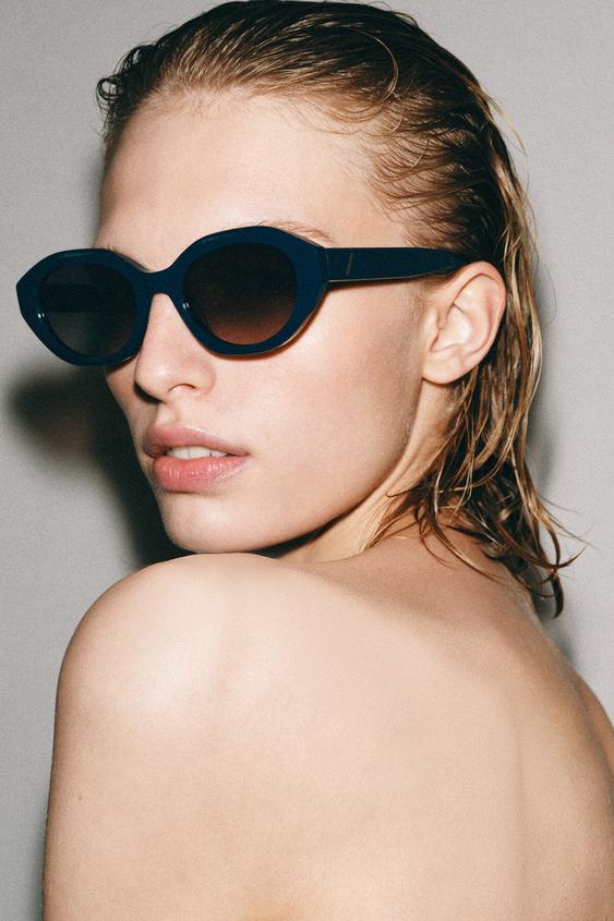 OVAL SUNGLASSES - Blue by Zara - Image 0