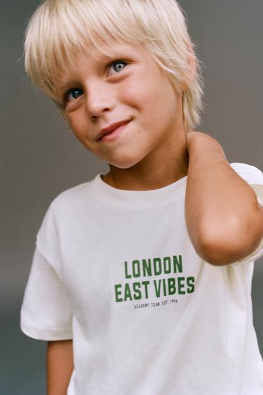 SLOGAN JOGGING T-SHIRT - White by Zara