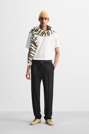 LIMITED EDITION WOOL SUIT TROUSERS - Black by Zara - Image 0
