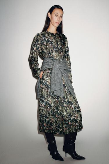 ZW COLLECTION FLORAL PRINT DRESS - Multicoloured by Zara