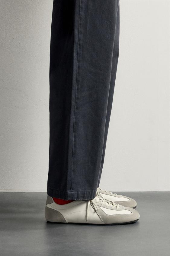 LEATHER TRAINERS AARON LEVINE X ZARA - White by Zara - Image 0