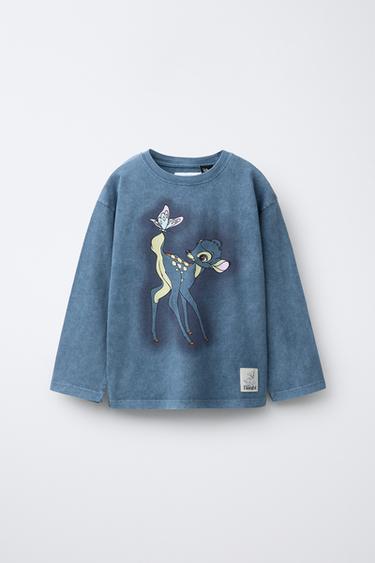 BAMBI © DISNEY FADED T-SHIRT - Anthracite grey by Zara