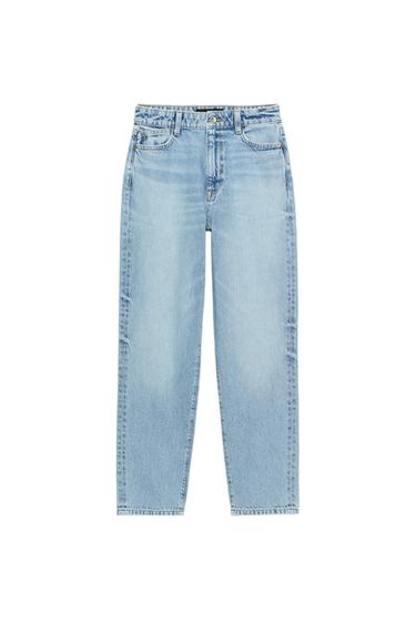 Z.05 MOM FIT HIGH-WAIST JEANS - Mid-blue by Zara
