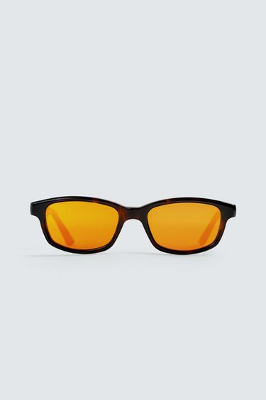 AARON LEVINE X ZARA OVAL SUNGLASSES - Brown by Zara