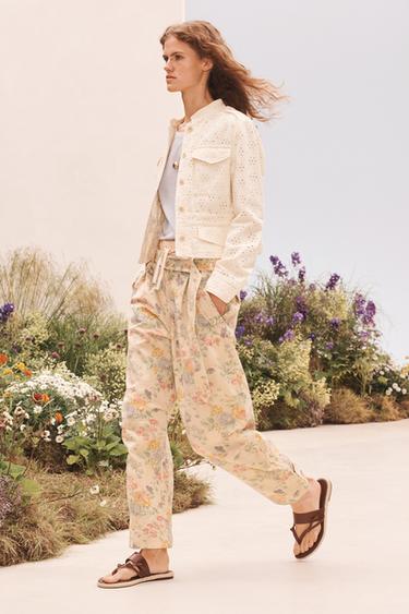 FLWRS PNT CTTN - Printed by Zara