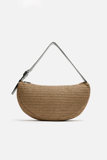 BRAIDED SHOULDER BAG - Ecru White by Zara