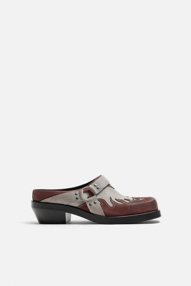 COWBOY CLOGS - Multicoloured by Zara