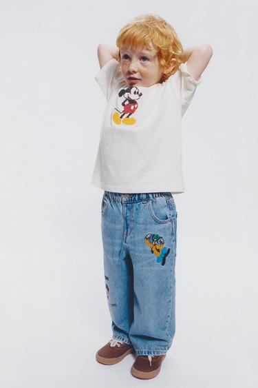 BAGGY JEANS © DISNEY - Mid-blue by Zara