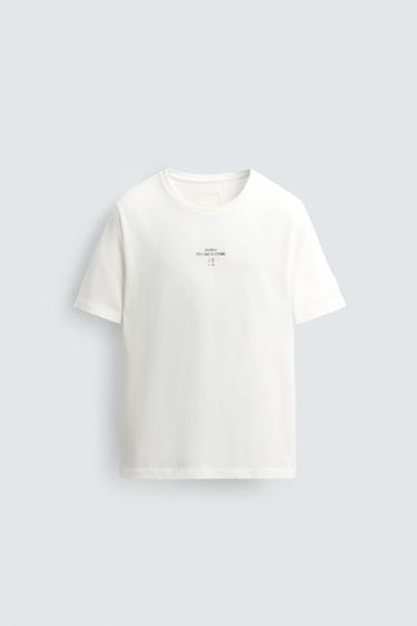 SLIM FIT X SR_A T-SHIRT - Oyster-white by Zara