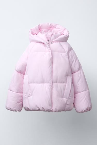 HOODED PADDED JACKET - Pink by Zara