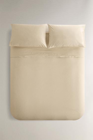 STRIPED PRINT DUVET COVER - Vanilla by Zara