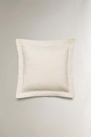 CUSHION COVER WITH POLKA DOT DESIGN - Beige by Zara
