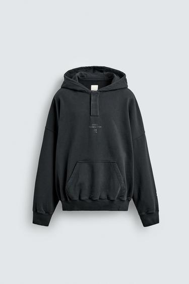 HOODIE POUCH POCKET X SR_A - Blue by Zara