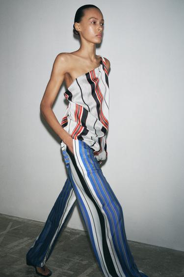 ZW COLLECTION STRIPED TROUSERS - striped by Zara - Image 0