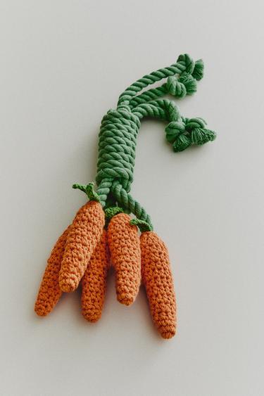 CARROT BUNCH PET TOY - Orange by Zara