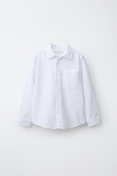 OXFORD POCKET SHIRT - White by Zara