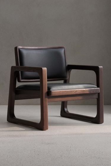 LOUNGE CHAIR 03 - Black / Brown by Zara