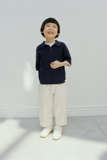 BALLOON CANVAS TROUSERS - Ecru by Zara