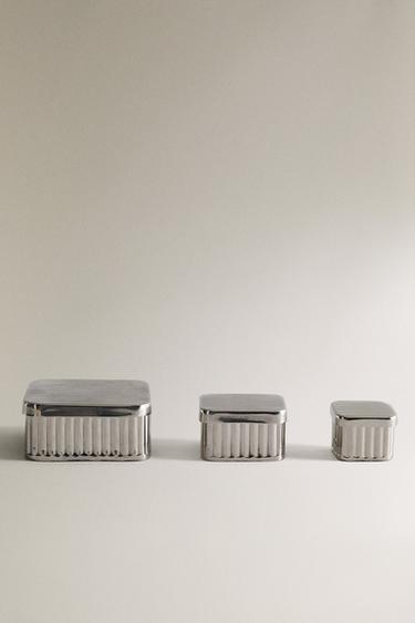 STAINLESS STEEL BOX - Silver by Zara